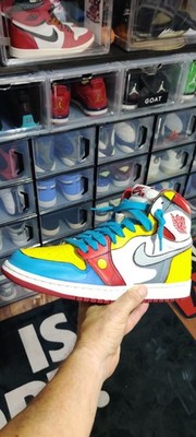 CUSTOM AJ1 Jordan Mens 10.5 High OG Stewie Family Guy theme. RARE One Of A kind