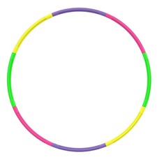 32 Inch Kids Exercise Hoop,8-Piece Detachable Adjustable Weight Fitness Toy f...