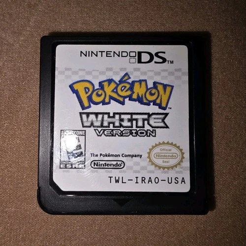 Pokémon White Version Nintendo DS Game Cartridge TWL-IRAO-USA