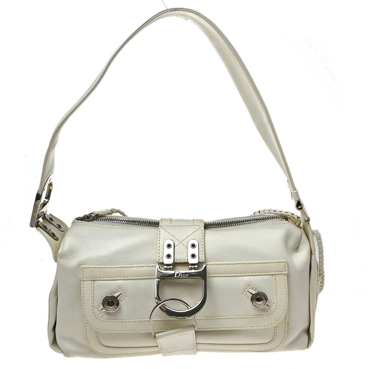 Best07 Christian Dior White Flight Handbag 05-MA-1005 NQ02666