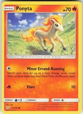 Ponyta 23/236 Common Cosmic Eclipse Pokemon Lightly Played
