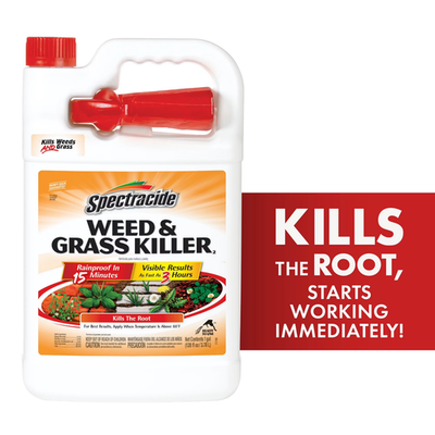 #ad Spectracide Weed and Grass Killer 128 Oz Sprayer Ready to use 1 Gallon $8.44