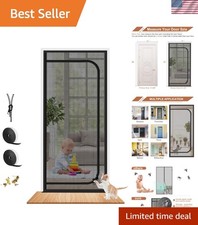 Upgraded Reinforced Pet Screen Door Thickened Cat Resistant Mesh Screen Door ...