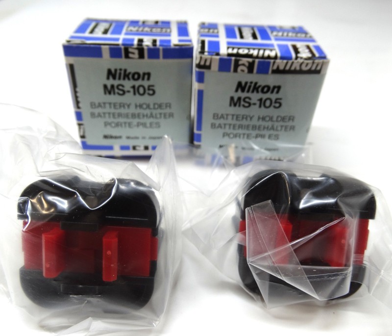 2 NIB Nikon Nikonos  Battery holders (MS-105) for the SB 105 Flash