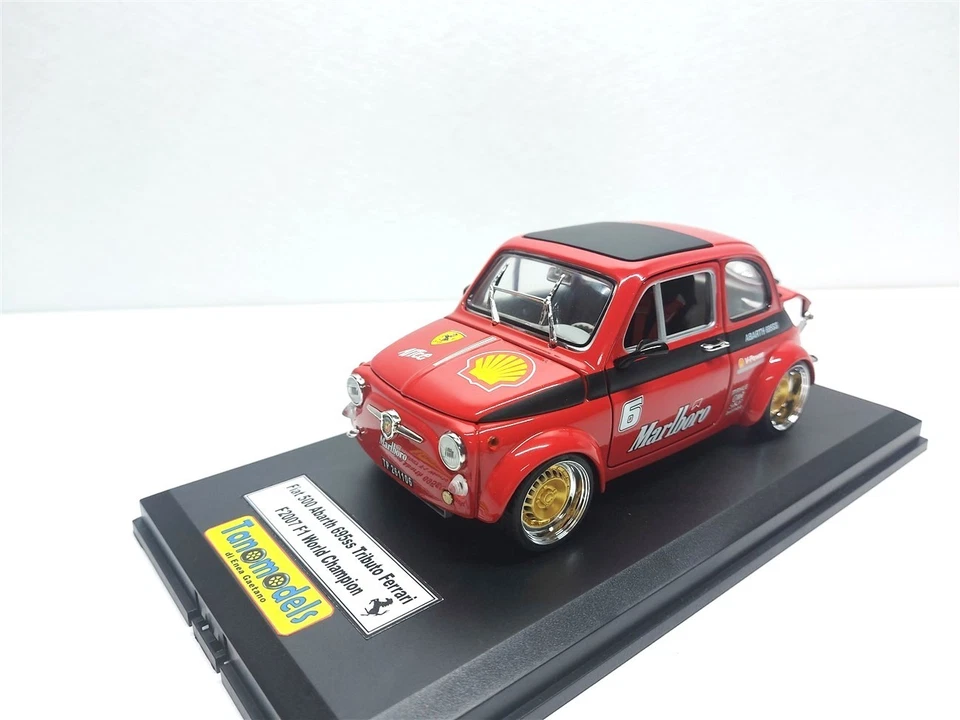 Fiat 500 Abarth 695SS Racing #135 - 1/18 Artigianale base Road Signature NO 1/16 - Immagine 3 di 4