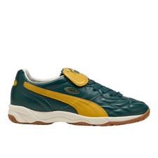 PUMA King Indoor Lace Up Mens Green Sneakers Casual Shoes 40168312
