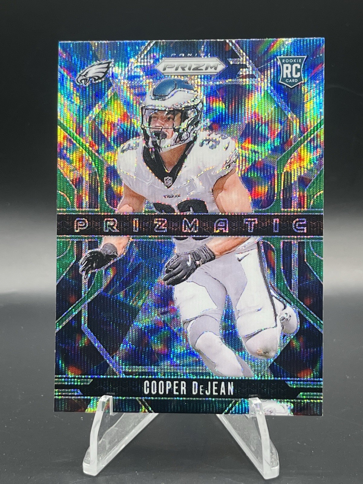2024 Panini Prizm - Prizmatic Cooper DeJean Green Wave Prizm (RC)