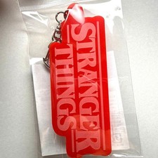 Stranger Things Acrylic Keychain Red