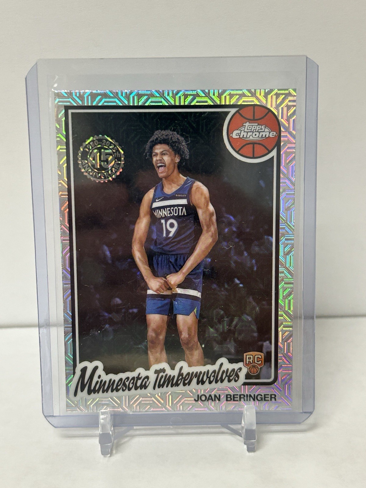 2025-26 Topps Basketball - Joan Beringer Mojo Chrome Refractor (RC) #TC-JBI 45th