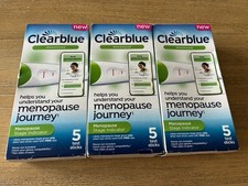 3 Clearblue Menopause Stage Indicator - 5 Test Sticks Each Exp: 01-2026 NEW