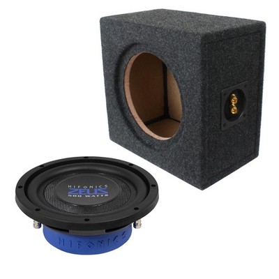 Hifonics ZEUS ZST8D2 20cm Subwoofer + Auto Untersitz Gehäuse für zB. VW T5
