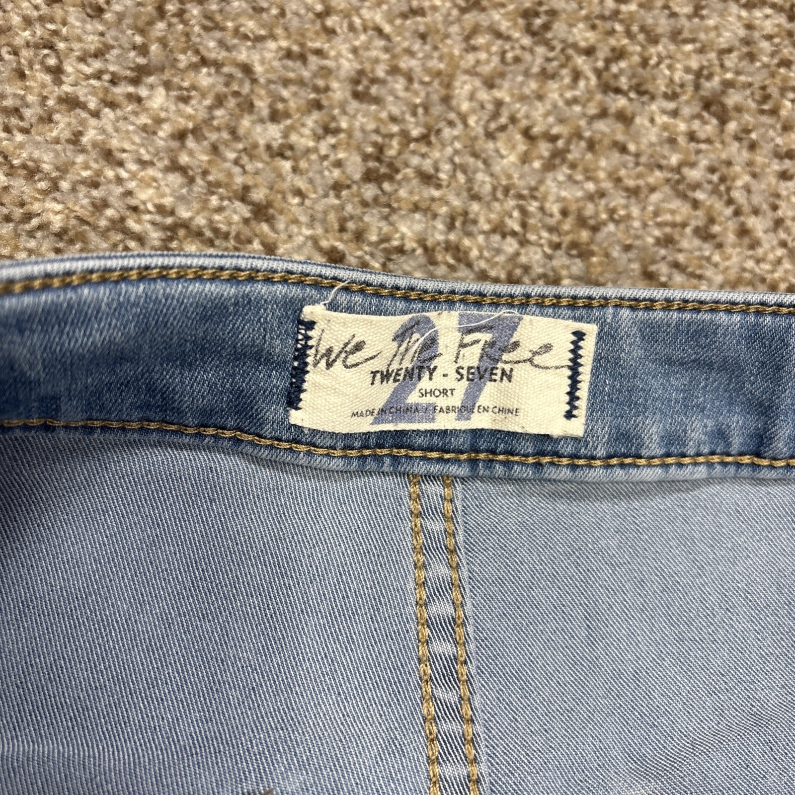 We The Free Women's Lightwashed Flare Bell Bottom Jeans High Rise 27 X 29 - View 3