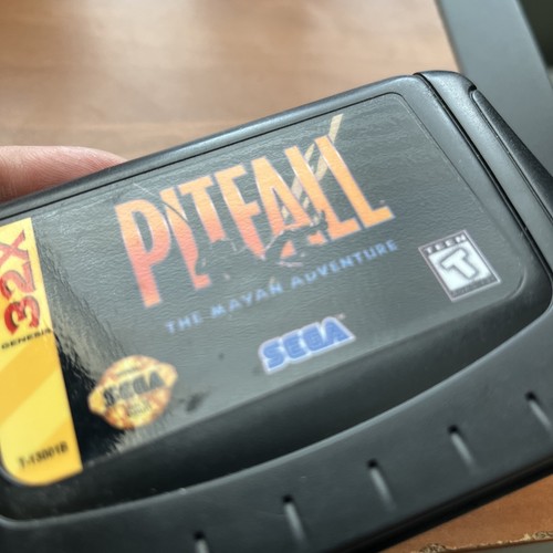 Sega Genesis 32x Pitfall The Mayan Adventure Authentic Cartridge Only Tested - Picture 6 of 6