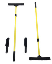 Furemover Broom & Brush Yellow x2 Brooms and x2 Brushes New