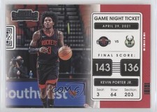 2021-22 Panini Contenders Game Night Ticket Kevin Porter Jr #14 3a3