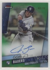 2019 Topps Finest Green Refractor 68/99 Jake Bauers #FA-JB Auto 2a9