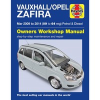 Opel Zafira Vauxhall 03.2009-2014 Benzin Diesel Reparaturhandbuch Haynes