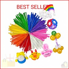 LXZFCRG 260 Balloons Pack of 100 Long Balloon Animal Twisting Balloons for for A