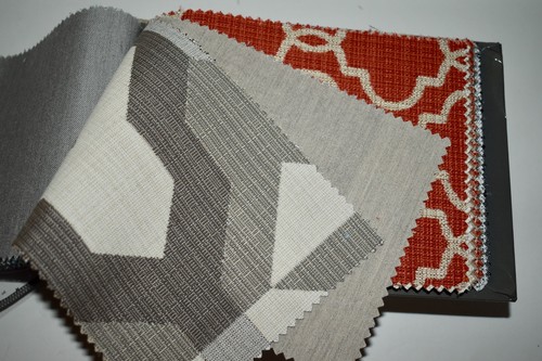 FABRIC SAMPLE BOOK Multi-Color INDOOR/OUTDOOR Solids Patterns Stripes 35pcs LOT - Picture 6 of 14