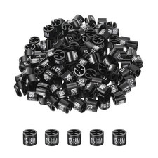 Clothes Hanger Marker 12-18M, Black Colored Hanger Size Garment Tag, 125pcs