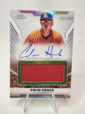 2025 Topps Pro Debut Jumbo Relic On Card Auto Colin Houck RC SP /200