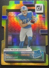 Aidan Hutchinson Donruss Rated Rookie  2022 Gold Foil Dye Cut #14/25