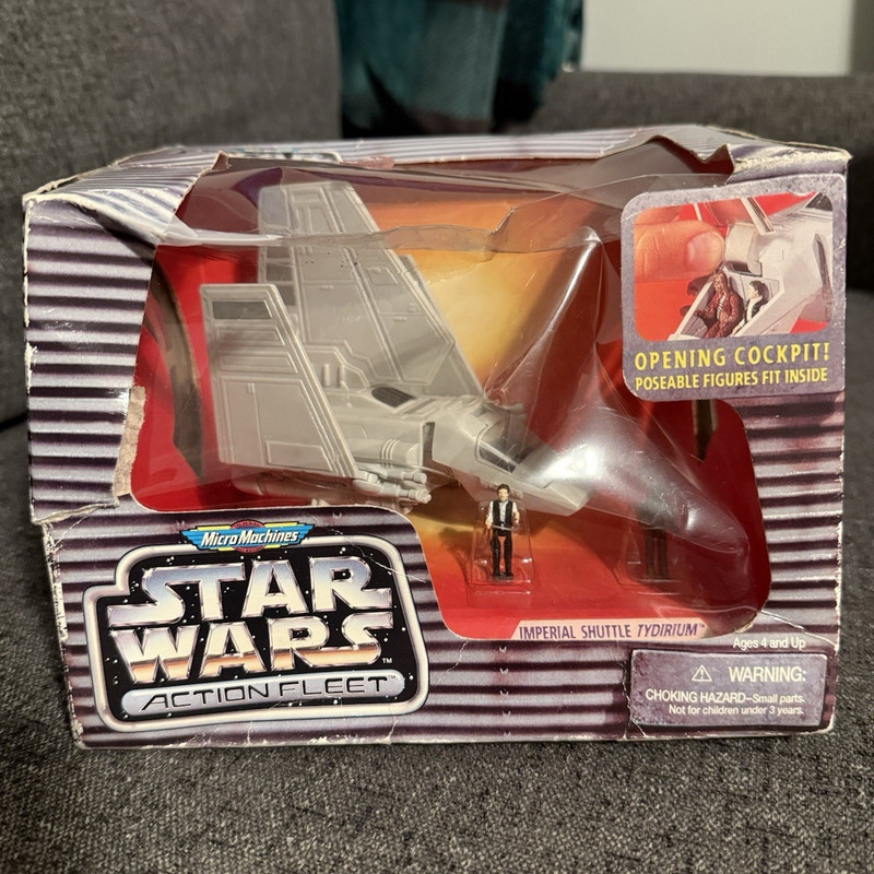 Galoob Action Fleet Star Wars Imperial Shuttle Tydirium Space Ship 1996