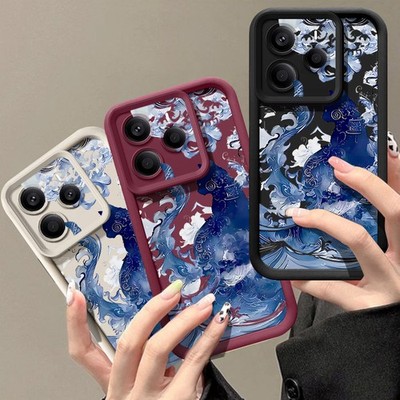 Katzen-Silikonhülle für Xiaomi Redmi Note 15 14 13 Pro Mi 14T 13T X6 Pro M6 Case
