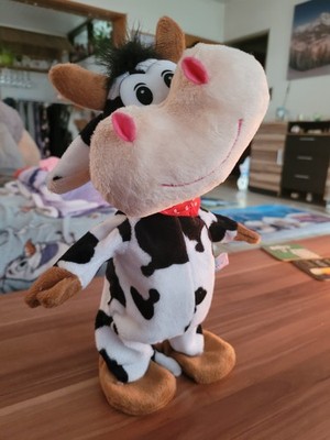 Kuh Die Tanzt Mit Melodie Old MC Donald Hat A Farm Plüschtier Bewegung
