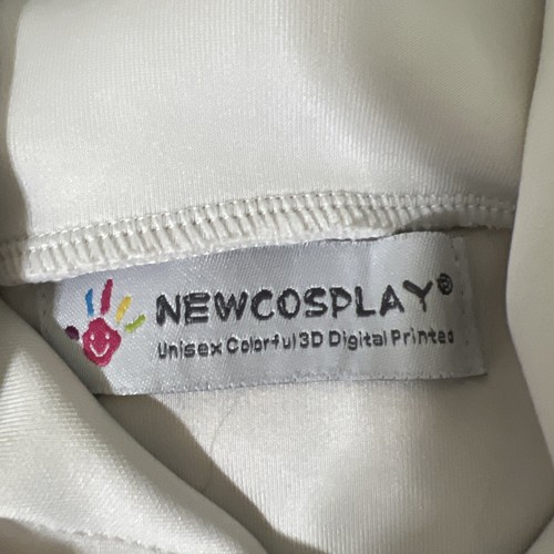 Newcosplay 3d Digital Printed Hoodie White Eye Paint Splatter Rainbow Size XL - Picture 7 of 9