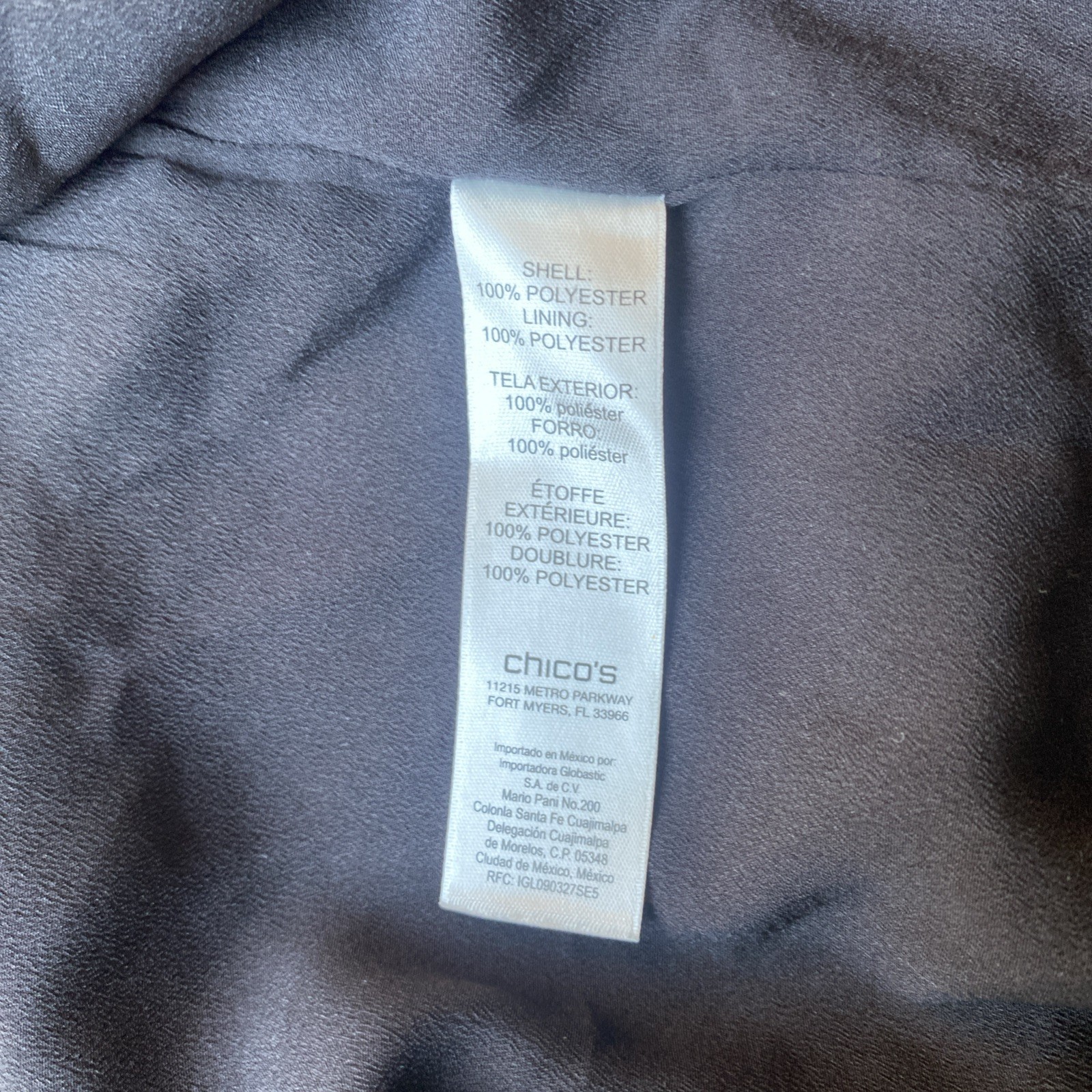 Chico’s Size3 Bohemian Patchwork Zip Front Top Ti… - image 9