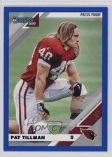 2019 Panini Donruss Photo Variation Press Proof Blue Pat Tillman #16V 6m7