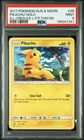 2017 POKEMON SUN & MOON SHINING LEGENDS #28 PIKACHU-HOLO PSA 9