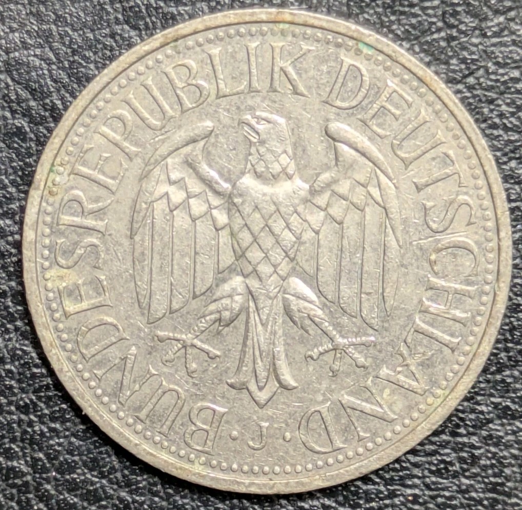 1981-J German 1 Deutsche Mark World Coin Uncirculated Details | eBay