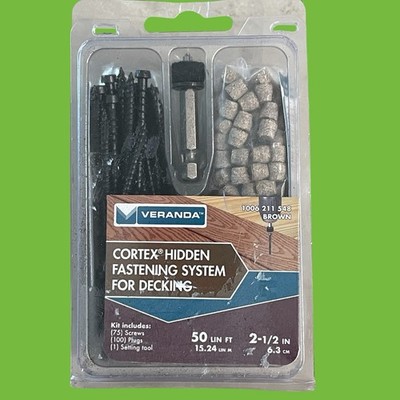 FastenMaster 2-1/2'' Cortex Hidden Fastening System for Veranda Decking (CC)
