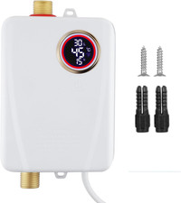 Scallo Idrico Elettrico Istantaneo, Scaldabagno 3500W 220 V Senza Serbatoio, 20-