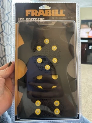 Frabill Ice Creepers Men's XL (Boot size 10+) Model #7008 New Factory Package! - Image 1 of 4