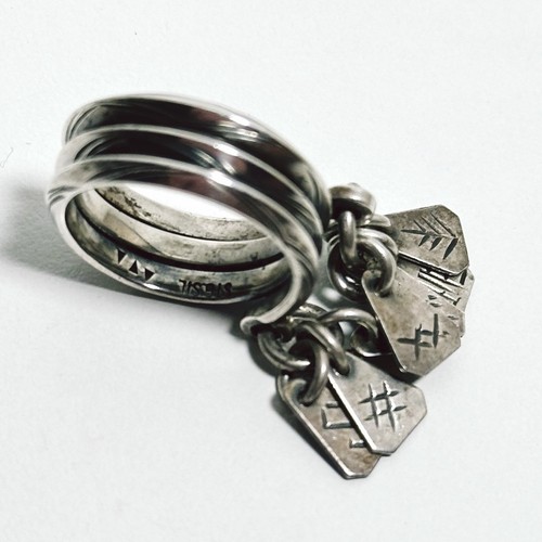 Vintage Latvian Bride 7 Day Engagement Ring Bridal Sterling Silver Latvia (t5) - Bild 17 von 23