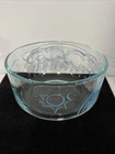 Pyrex Vintage 7201, Rare,  Blue,  Wispy Weather Pattern  1 Qt. Bowl
