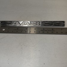 Vintage Oem Saab 1968-1984 99 Rear Trunk Lid Side Panel Emblem