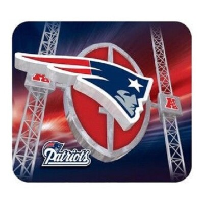 Computer Mousepad NFL New England Patriots Non-Slip Full Color 9''X8'' Closeouts!