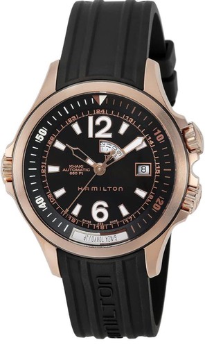 Orologio subacqueo uomo automatico 46 mm Hamilton Khaki Navy BelowZero H77545735 - Foto 2 di 8