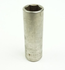 Craftsman -⅁- 12mm 6 Point Deep Chrome Socket 1/4" Drive 44409 USA