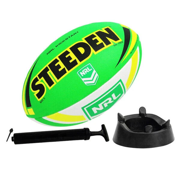 NRL Steeden Rugby League Football Starter Pack Size 5! NRL Steeden Rugby League Football Starter Pack Size 5!