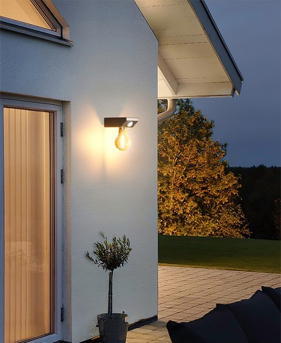Solar Powered Motion Sensor Light Bulb Retro Tungsten Bulb For Outdoor Yard - Picture 10 of 21