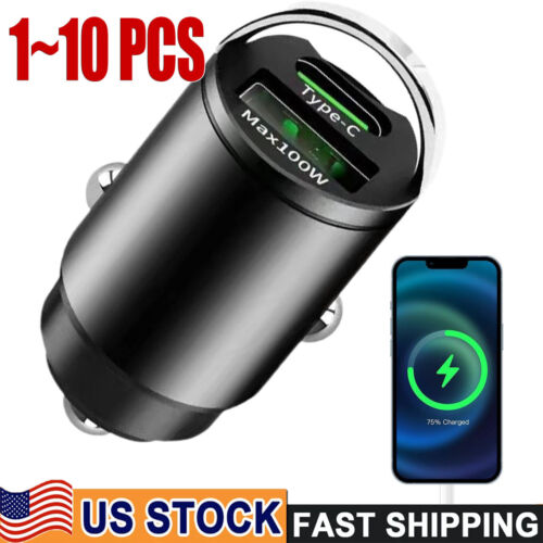 2 Port USB Super Fast Car Charger Adapter For iPhone Ssg Android Cell Phone lot