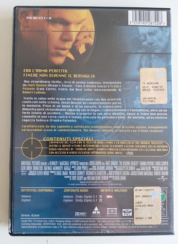 The Bourne Identity - 2002 - DVD - Matt Damon - Foto 2 di 3