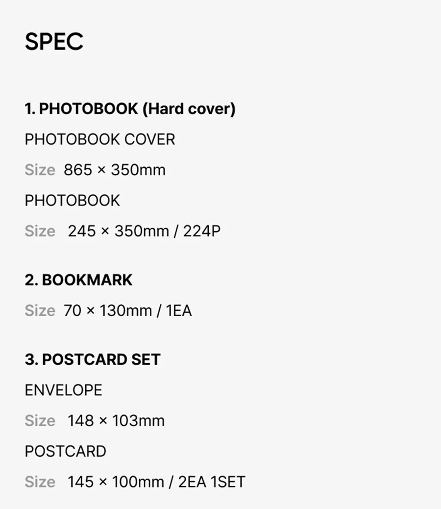 BTS V [TYPE 1] MAGAZINE/PHOTO BOOK Ver Photo Book+Mark+3 Sticker+2