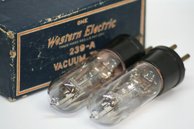 Western Electric 239A 真空管 2本セット Western Electric 239A 真空管 2本セット Western Electric 239A 2本