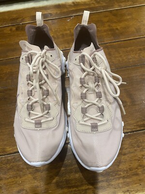 Nike React Element 55 Particle Beige Smoky Mauve Woman's Size 8.5 | eBay